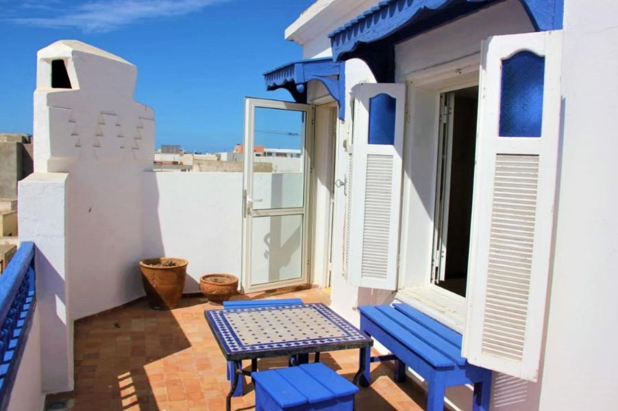 Chambre avec terasse Riad Haizea Mogador