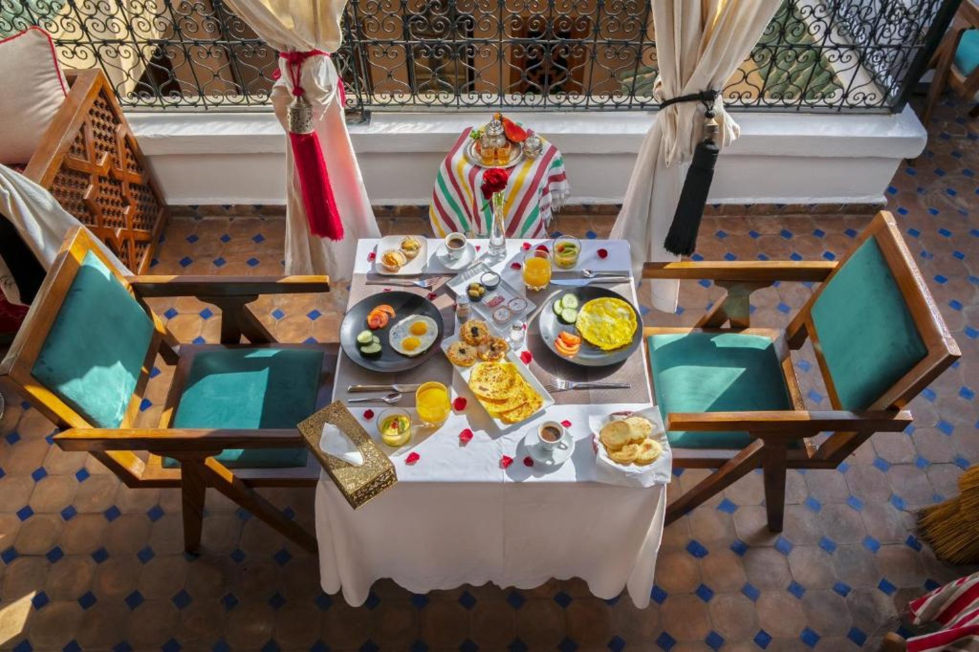 petit déjeuner Riad Diamond Marrakech